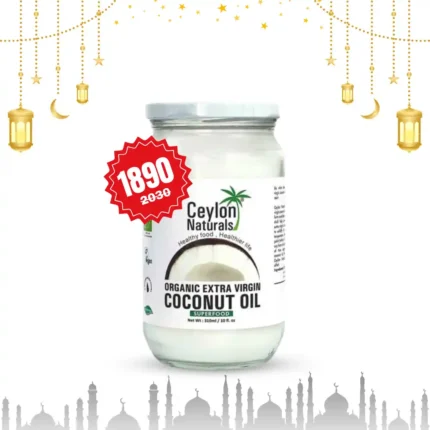 Ceylon Naturals Organic Extra Virgin Coconut Oil 1Ltr