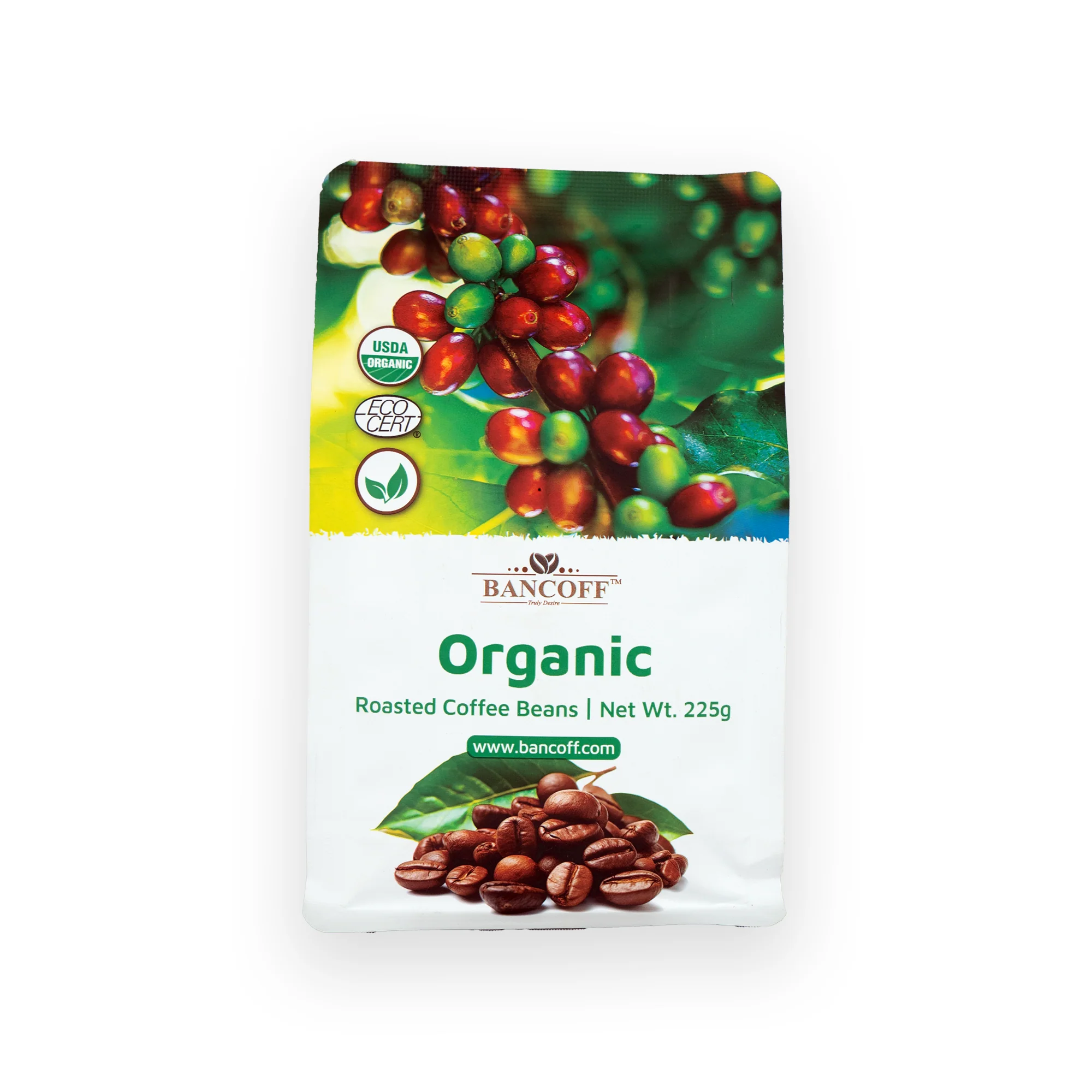 Organic_Roasted_Coffee_Beans_225gm.webp Organic Roasted Coffee Beans (Bancoff) 225gm - Image 1